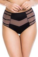 Wysoki stan – podkreśla talię i modeluje sylwetkę
Zmysłowy design – transparentne wstawki i ozdobne paski
Elastyczny i wygodny materiał – doskonałe dopasowanie
Komfort noszenia – idealne na co dzień i na specjalne okazje
Luksusowe wykończenie – subtelne złote akcenty dla elegancji