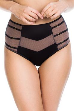 Czarne figi wysokie Naked 19064 – elegancja i komfort od Mediolano