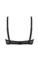 Biustonosz Amelia typu push-up to nowa propozycja bazowa marki Mediolano!
Model zapewnia podniesienie i uwydatnienie biustu, dzięki czemu optycznie zwiększa jego objętość i dodaje kształtów. Brak bocznych fiszbin zapewnia  komfort noszenie przez cały dzień, bez uczucia sztywności czy ucisku. Dzięki niższemu mostkowi, biustonosz jest idealny do noszenia z ubraniami o głębszym dekolcie, zapewniając jednocześnie stabilne podparcie dla biustu.
Obwód biustonosza wykonany jest z delikatnej siatki, co sprawia, że jest on bardziej elastyczny i dopasowuje się do kształtu ciała. Miski z  beżowo-pudrowej pianki pokrytej delikatną czarną koronką nadają mu lekkości i eleganckiego wyglądu, wnętrze misek wyściełane bawełną, co zapewnia uczucie miękkości i wygody na skórze.
Ramiączka biustonosza są regulowane, co umożliwia idealne dopasowanie do sylwetki, dodatkowo, są one odpinane, co pozwala na noszenie biustonosza w różnych stylizacjach. Biustonosz wyposażony jest również w wyjmowane wkładki, co daje możliwość dostosowania poziomu podparcia do własnych preferencji oraz umożliwia łatwe czyszczenie i pranie.
Skład surowcowy: 78% Poliamid, 10% Elastan, 7% Bawełna, 5% Poliester.

 
 