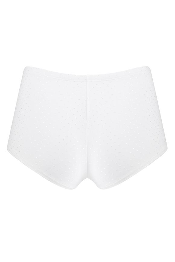 

Szorty wykonane z przyjemnej w dotyku białej mikrofibry w kropeczki.
Fason zabudowany, komfortowa guma w pasie.
Skład: 78% Poliamid, 12% Elastan 5% Poliester, 5% Bawełna.
 


 