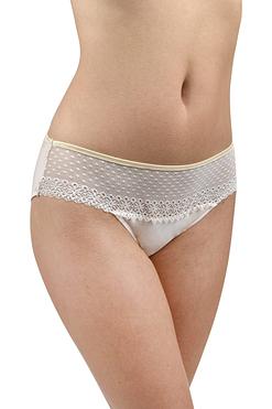 Figi pełne Mediolano 2120 – mikrofibra i delikatna koronka