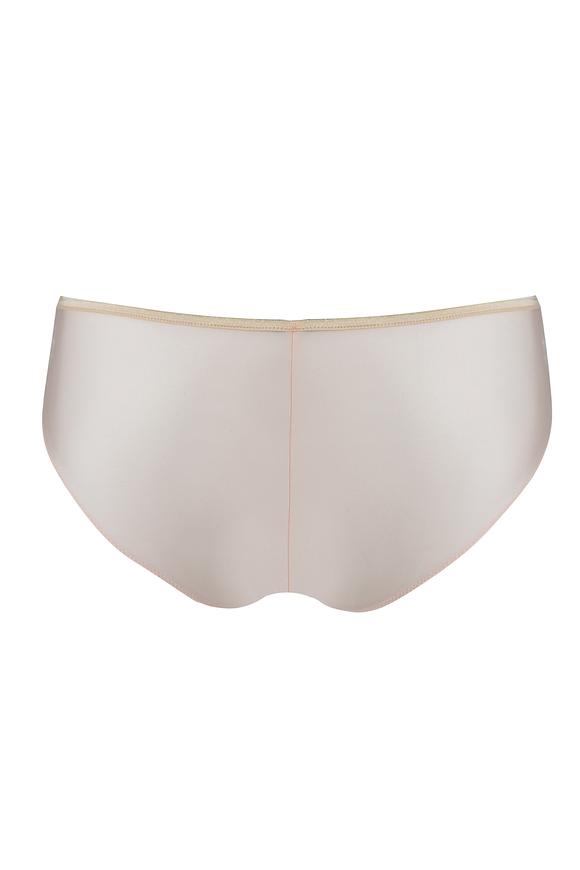 Figi klasyczne wykonane z mikrofibry, przód ze wstawką z koronki
Skład: 78%Poliamid, 12%Elastan 5%Poliester, 5%Bawełna
 