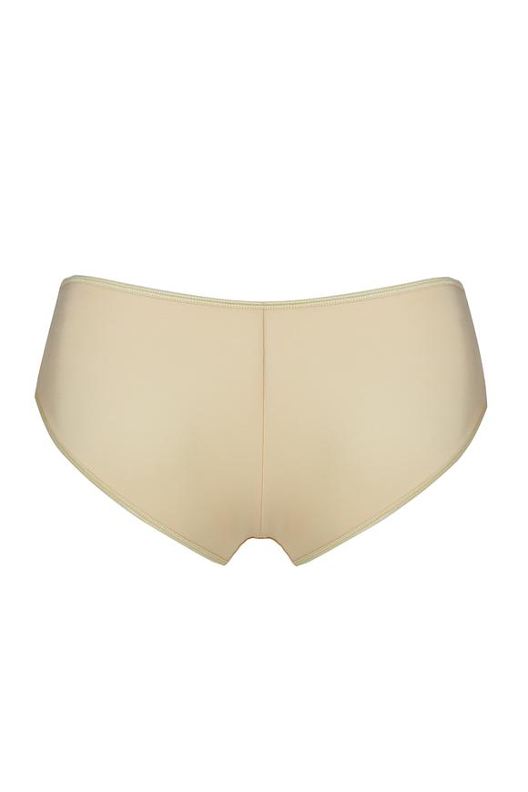 Figi klasyczne wykonane z mikrofibry, przód na bokach ze wstawkami z koronki
Skład: 78%Poliamid, 12%Elastan 5%Poliester, 5%Bawełna
 