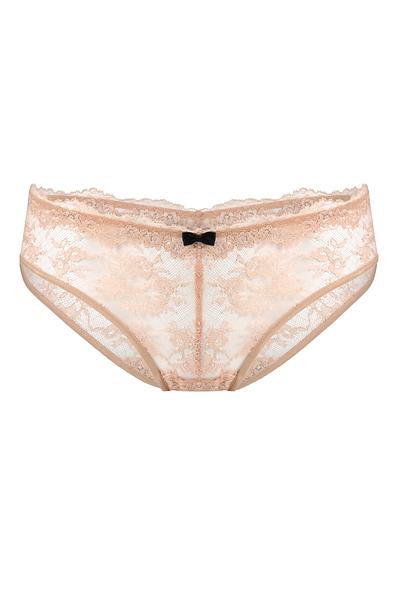 Figi idealne na lato!
Figi typu brazyliany wykonane w całości z delikatnej koronki.
Tył wysoko wycięty, płaskie gumki, bawełniany klin.
Skład surowcowy: 78%Poliamid 12%Elastan, 5% Poliester, 5% Bawełna
 