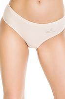 Figi damskie bikini z delikatnej, perforowanej mikrofibry, cienkie i delikatne wykończenie, dzięki któremu figi nie będą się odznaczać pod ubraniem
Skład surowcowy: 85% Poliamid, 15% Elastan