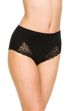 Figi pełne Mediolano Kim 07031 – bawełniana wygoda i koronkowe detale