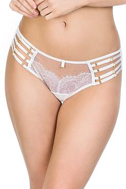 Figi brazyliany Mediolano Delice 19091 White – koronka i subtelność