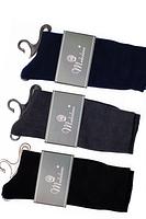 Skarpet garniturowe męskie MEDIOLANO, wykonane z bawełny z domieszką włókien syntetycznych. 