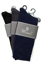 Skarpet garniturowe męskie MEDIOLANO, wykonane z bawełny z domieszką włókien syntetycznych. 