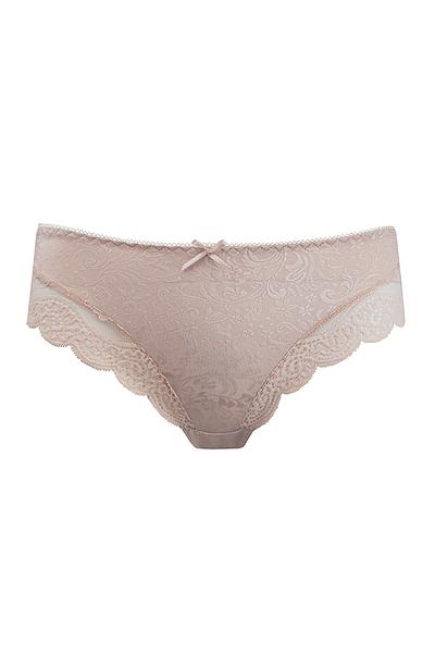 Figi pełne z mikrofibry, tył z koronki.Skład:91%POLIAMID,5%BAWEŁNA,4%ELASTAN