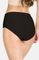 Klasyczne figi damskie z delikatnej, perforowanej mikrofibry, cienkie i delikatne wykończenie, dzięki któremu figi nie będą się odznaczać pod ubraniem
 