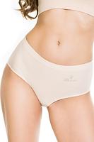 Klasyczne figi damskie z delikatnej, perforowanej mikrofibry, cienkie i delikatne wykończenie, dzięki któremu figi nie będą się odznaczać pod ubraniem
 