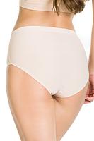 Klasyczne figi damskie z delikatnej, perforowanej mikrofibry, cienkie i delikatne wykończenie, dzięki któremu figi nie będą się odznaczać pod ubraniem
 