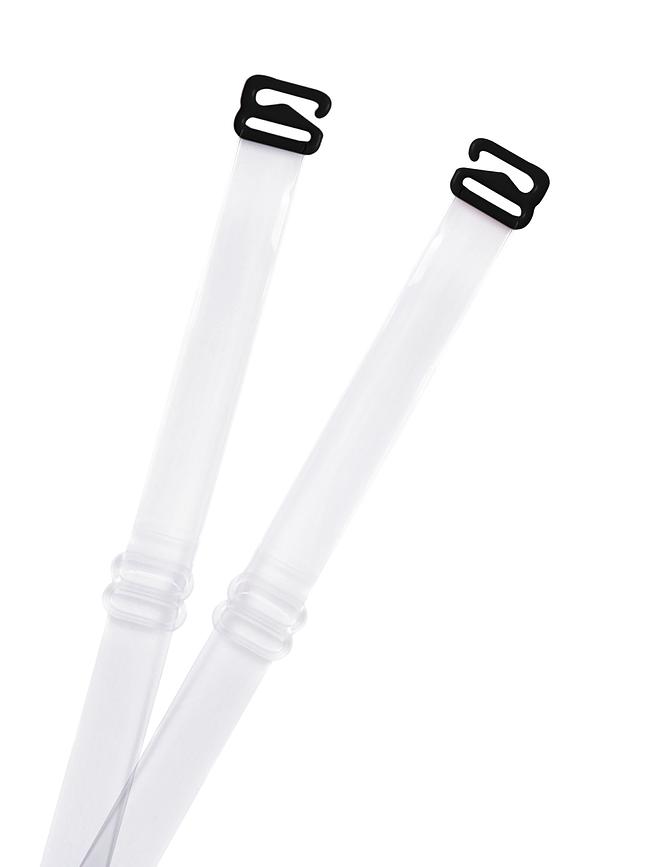 Ramiączko silikonowe z metalowym zapięciem. Ramiączko jest przezroczyste, a zaczep do biustonosze występuje w kolorze czarnym lub beżowym.
Ramiączko ma szerokość 12 mm