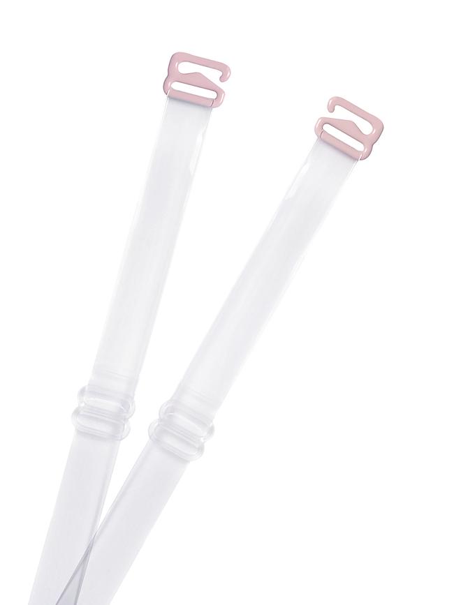 Ramiączko silikonowe z metalowym zapięciem. Ramiączko jest przezroczyste, a zaczep do biustonosze występuje w kolorze czarnym lub beżowym.
Ramiączko ma szerokość 12 mm