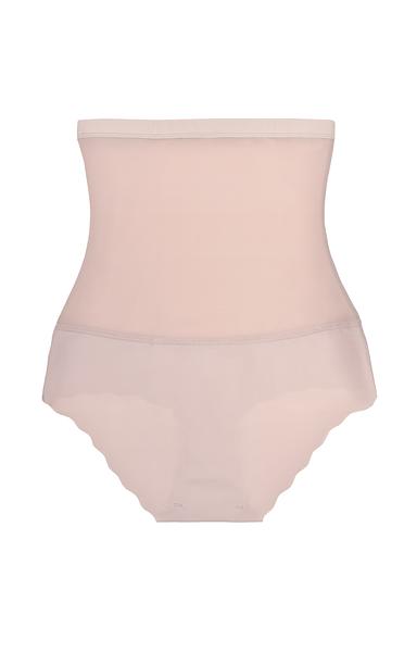 Figi modelujące, funkcjonalne, typu „wysoka talia”. Wykonane z najnowocześniejszych dzianin. Góra fig wykończona delikatną obszywką z paskiem silikonowym , dzięki czemu bielizna zawsze pozostaje na swoim miejscu. U dołu zastosowano wygodne i funkcjonalne zapięcie na haftki. 
Skład surowcowy: 82%Poliamid 18%Elastan