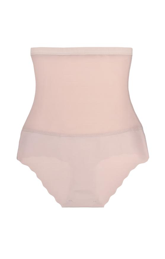 Figi modelujące, funkcjonalne, typu „wysoka talia”. Wykonane z najnowocześniejszych dzianin. Góra fig wykończona delikatną obszywką z paskiem silikonowym , dzięki czemu bielizna zawsze pozostaje na swoim miejscu. U dołu zastosowano wygodne i funkcjonalne zapięcie na haftki. 
Skład surowcowy: 82%Poliamid 18%Elastan