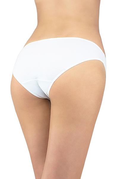 Figi damskie typu bikini, z bawełny i elastanu 5%.