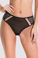 Figi pełne Roma wykonane są z wysokiej jakości surowców.
Przód i tył wykonane są z miękkiego tiulu. Tiul przy pośladkach złożony tak aby nie odznaczał się pod obcisłymi ubraniami.
Boki wykonane z bogatego haftu. Haft w formie rozetki znajduje się także w tylnej częsci fig.
Skład: 78% Poliamid, 5% Poliester, 12% Elastan, 5% Bawełna
 