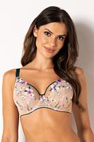 



Biustonosz został zaprojektowany z myślą o średnich i dużych biustach, zapewniając maksymalne podtrzymanie i komfort użytkowania. Nowa konstrukcja zapewnia maximum komfortu - głębsze miseczki z zabudowaną górą zapewnią umieszczenie biustu na miejscu przez cały dzień! Miseczki wykonane są z delikatnej, beżowej siatki, na którą nałożono piękny, kwiecisty haft, który zwieńcza szmaragdowa taśma w górnej części miski. Taki design nadaje biustonoszowi subtelnego, kobiecego wyglądu i dodaje elegancji.
Boki biustonosza wykonane są z grubej dzianiny, co zapewnia dodatkowe wsparcie i stabilność. Brak pionowych fiszbin podnosi komfort użytkownia.Biustonosz posiada regulowane ramiączka, które nie są odpinane. Dzięki możliwości regulacji, można je dostosować do indywidualnych potrzeb, zapewniając idealne dopasowanie i komfort noszenia. Miska łączy się z ramiączkiem łagodnie przechodząć w szmaragdową taśmę tworząć efekt braletki i dodając lekkości.
Ten model biustonosza łączy w sobie funkcjonalność z estetyką, oferując wsparcie i wygodę bez rezygnacji z eleganckiego wyglądu.
Nowa konstrukcja MS9-SOFT PLUNGE II




Skład: 85% Poliamid, 10% Elastan, 5% Poliester
 