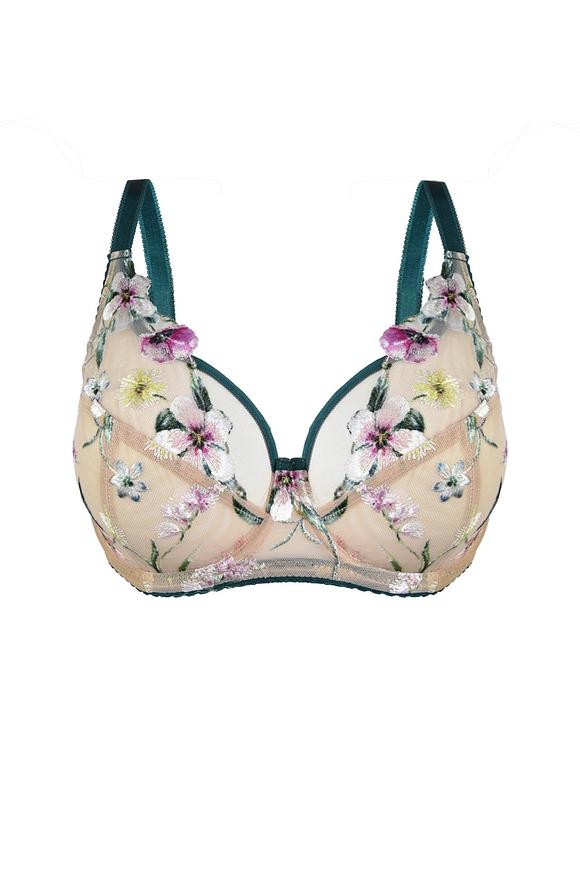 



Biustonosz został zaprojektowany z myślą o średnich i dużych biustach, zapewniając maksymalne podtrzymanie i komfort użytkowania. Nowa konstrukcja zapewnia maximum komfortu - głębsze miseczki z zabudowaną górą zapewnią umieszczenie biustu na miejscu przez cały dzień! Miseczki wykonane są z delikatnej, beżowej siatki, na którą nałożono piękny, kwiecisty haft, który zwieńcza szmaragdowa taśma w górnej części miski. Taki design nadaje biustonoszowi subtelnego, kobiecego wyglądu i dodaje elegancji.
Boki biustonosza wykonane są z grubej dzianiny, co zapewnia dodatkowe wsparcie i stabilność. Brak pionowych fiszbin podnosi komfort użytkownia.Biustonosz posiada regulowane ramiączka, które nie są odpinane. Dzięki możliwości regulacji, można je dostosować do indywidualnych potrzeb, zapewniając idealne dopasowanie i komfort noszenia. Miska łączy się z ramiączkiem łagodnie przechodząć w szmaragdową taśmę tworząć efekt braletki i dodając lekkości.
Ten model biustonosza łączy w sobie funkcjonalność z estetyką, oferując wsparcie i wygodę bez rezygnacji z eleganckiego wyglądu.
Nowa konstrukcja MS9-SOFT PLUNGE II




Skład: 85% Poliamid, 10% Elastan, 5% Poliester
 