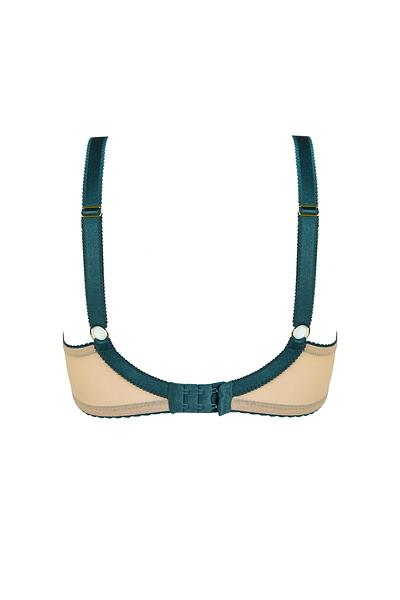 



Biustonosz został zaprojektowany z myślą o średnich i dużych biustach, zapewniając maksymalne podtrzymanie i komfort użytkowania. Nowa konstrukcja zapewnia maximum komfortu - głębsze miseczki z zabudowaną górą zapewnią umieszczenie biustu na miejscu przez cały dzień! Miseczki wykonane są z delikatnej, beżowej siatki, na którą nałożono piękny, kwiecisty haft, który zwieńcza szmaragdowa taśma w górnej części miski. Taki design nadaje biustonoszowi subtelnego, kobiecego wyglądu i dodaje elegancji.
Boki biustonosza wykonane są z grubej dzianiny, co zapewnia dodatkowe wsparcie i stabilność. Brak pionowych fiszbin podnosi komfort użytkownia.Biustonosz posiada regulowane ramiączka, które nie są odpinane. Dzięki możliwości regulacji, można je dostosować do indywidualnych potrzeb, zapewniając idealne dopasowanie i komfort noszenia. Miska łączy się z ramiączkiem łagodnie przechodząć w szmaragdową taśmę tworząć efekt braletki i dodając lekkości.
Ten model biustonosza łączy w sobie funkcjonalność z estetyką, oferując wsparcie i wygodę bez rezygnacji z eleganckiego wyglądu.
Nowa konstrukcja MS9-SOFT PLUNGE II




Skład: 85% Poliamid, 10% Elastan, 5% Poliester
 