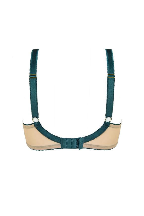 



Biustonosz został zaprojektowany z myślą o średnich i dużych biustach, zapewniając maksymalne podtrzymanie i komfort użytkowania. Nowa konstrukcja zapewnia maximum komfortu - głębsze miseczki z zabudowaną górą zapewnią umieszczenie biustu na miejscu przez cały dzień! Miseczki wykonane są z delikatnej, beżowej siatki, na którą nałożono piękny, kwiecisty haft, który zwieńcza szmaragdowa taśma w górnej części miski. Taki design nadaje biustonoszowi subtelnego, kobiecego wyglądu i dodaje elegancji.
Boki biustonosza wykonane są z grubej dzianiny, co zapewnia dodatkowe wsparcie i stabilność. Brak pionowych fiszbin podnosi komfort użytkownia.Biustonosz posiada regulowane ramiączka, które nie są odpinane. Dzięki możliwości regulacji, można je dostosować do indywidualnych potrzeb, zapewniając idealne dopasowanie i komfort noszenia. Miska łączy się z ramiączkiem łagodnie przechodząć w szmaragdową taśmę tworząć efekt braletki i dodając lekkości.
Ten model biustonosza łączy w sobie funkcjonalność z estetyką, oferując wsparcie i wygodę bez rezygnacji z eleganckiego wyglądu.
Nowa konstrukcja MS9-SOFT PLUNGE II




Skład: 85% Poliamid, 10% Elastan, 5% Poliester
 