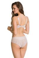 Biustonosz miękki, miseczki wykonane z siatki konstrukcyjnej wysokiej jakości, na którą naszyta została koronka z motywem kwiatowym.
Delikaty jak mgiełka, absolutny hit na lato pod jasne bluzki dla Pań, które nie lubią nudy w bazowej bieliźnie!
Konstrukcja doskonała na średni i duży biust.
Skład: 85% Poliamid, 10% Elastan, 5% Poliester
 
 