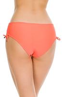 Figi kąpielowe z paseczkami na biodrach.
Skład surowcowy: 80% Poliamid, 20% Elastan

 