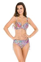 Zaszalej tego lata!
Biustonosz kąpielowy w energetycznym princie zawróci Ci w głowie, a genialna konstrukcja sprawi, że Twój biust będzie ujarzmiony!
Miseczki z siatki konstrukcyjnej, która zapewni podtrzymanie i utrzymanie biustu "w ryzach", wierzch pokryty mikrofibrą w panterkowy kolorowy wzór.
Ramiączka z regulacją, zapięcie na plecach na wygodny zaczep.
Do kompletu polecamy komfortowe figi ze sznureczkami na boczkach.
Skład surowcowy: 80% Poliamid, 20% Elastan
 