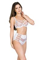 Biustonosz miękki, w konstrukcji D e z i r o, z miseczkami wykonanymi z dwóch warstw tiulu. Konstrukcja jednocześnie stabilna i lekka, krój miseczek z białymi przeszyciami i beżowym tiulem dodaje zmysłowego charakteru a całość zwieńczają paseczki na dekolcie. Haftki i regulatory w złotym kolorze nadają całości elegancji.
Biustonosz idealnie sprawdzi się na niemal każdym biuście!
Skład: 85% Poliamid, 10% Elastan, 5% Poliester.