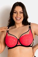 Zachwyć się elegancją i komfortem z miękkim biustonoszem z fiszbinami, zaprojektowanym z myślą o kobietach z większym biustem. Miseczki wykonane z beżowej siateczki, ozdobione intensywną neonową koronką, subtelnie eksponują dekolt dzięki transparentnemu tiulowi wykończonemu czarną lamówką. Ta konstrukcja łączy lekkość z wyjątkową stabilnością — biustonosz idealnie unosi, zbiera i podtrzymuje biust, a szeroka fiszbina precyzyjnie otula całą pierś. Szerokie ramiączka dostosowane do rozmiaru misek zapewniają wygodę i minimalizują nacisk na ramiona, nawet podczas długiego noszenia. Tył wykonany z oddychającej siateczki, bez bocznych fiszbin, gwarantuje wygodę i dopasowanie.
Konstrukcja MS3 PLUNGESkład: 85% Poliamid, 10% Elastan, 5% Poliester.