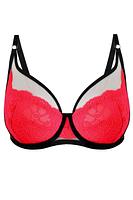 Zachwyć się elegancją i komfortem z miękkim biustonoszem z fiszbinami, zaprojektowanym z myślą o kobietach z większym biustem. Miseczki wykonane z beżowej siateczki, ozdobione intensywną neonową koronką, subtelnie eksponują dekolt dzięki transparentnemu tiulowi wykończonemu czarną lamówką. Ta konstrukcja łączy lekkość z wyjątkową stabilnością — biustonosz idealnie unosi, zbiera i podtrzymuje biust, a szeroka fiszbina precyzyjnie otula całą pierś. Szerokie ramiączka dostosowane do rozmiaru misek zapewniają wygodę i minimalizują nacisk na ramiona, nawet podczas długiego noszenia. Tył wykonany z oddychającej siateczki, bez bocznych fiszbin, gwarantuje wygodę i dopasowanie.
Konstrukcja MS3 PLUNGESkład: 85% Poliamid, 10% Elastan, 5% Poliester.